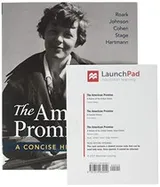 Cover of The American Promise : A Concise History, Volume 2 & LaunchPad for The American Promise and The American Promise Value Edition