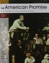 Cover of American Promise 5e V1 & HistoryClass for The American Promise 5e V1  & Reading the American Past 5e V1