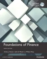 Cover of Foundations of Finance, Global Edition