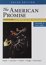 Cover of The American Promise, Value Edition, Volume 2 & LaunchPad