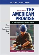 Cover of Loose-leaf Version for The American Promise, Value Edition, Volume 2
