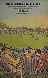 Cover of The Character of Cricket