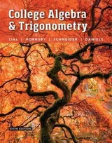 Cover of College Algebra and Trigonometry
