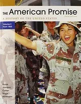 Cover of American Promise 5e V2 & HistoryClass for The American Promise 5e V2  & Reading the American Past 5e V2