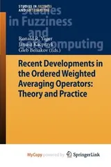 Cover of Recent Developments in the Ordered Weighted Averaging Operators