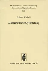 Cover of Mathematische Optimierung