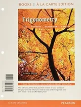 Cover of Trigonometry, Books a la Carte Edition plus MyLab Math with Pearson eText -- 24-Month Access Card Package