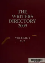 Cover of The writers directory 2009