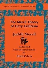 Cover of The Merril Theory of Lit'ry Criticism