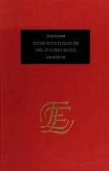 Cover of Poems with elegies on the author's death