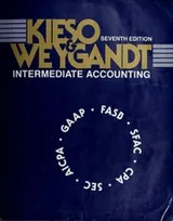 Cover of Intermediate accounting