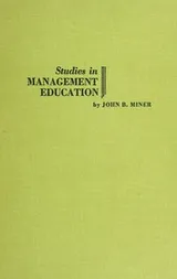 Cover of Studies in management education