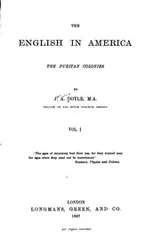 Cover of The English in America: Virginia, Maryland, and the Carolinas