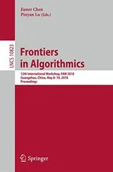 Cover of Frontiers in Algorithmics