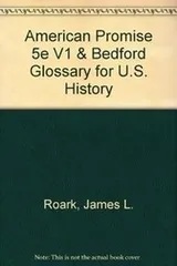 Cover of American Promise 5e V1 & Bedford Glossary for U.S. History