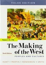 Cover of The Making of the West, Value Edition, Volume 1