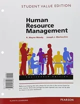 Cover of Human Resource Management, Student Value Edition