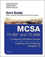 Cover of MCSA 70-697 and 70-698 Cert Guide