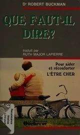 Cover of Que faut-il dire?