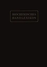 Cover of Biochemisches Handlexikon : V. Band