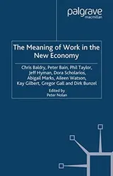 Cover of The Meaning of Work in the New Economy
