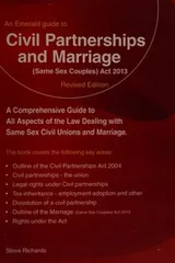 Cover of Civil partnerships and (same sex) marriage