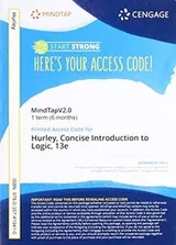 Cover of MindTapV2.0 for Hurley/Watson's A Concise Introduction Logic, 1 term Printed Access Card
