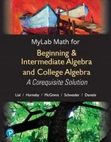 Cover of MyLab Math with Pearson eText -- Standalone Access Card -- for Beginning & Intermediate Algebra and College Algebra