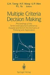 Cover of Multiple Criteria Decision Making : Proceedings of the Tenth International Conference