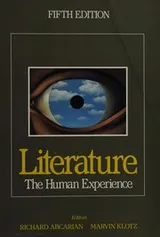 Cover of Literature, the human experience. Fifth Edition