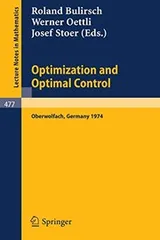 Cover of Optimization and Optimal Control