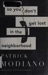 Cover of So you don't get lost in the neighborhood