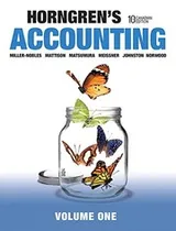 Cover of Horngren's Accounting, Volume 1, Tenth Canadian Edition Plus MyAccountingLab