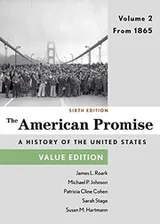 Cover of The American Promise, Value Edition, Volume 2