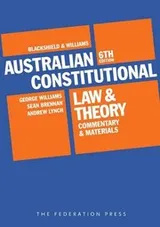 Cover of Australian Constitutional Law and Theory