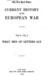Cover of What Men of Letters Say