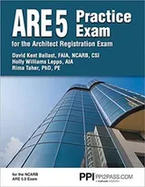 Cover of PPI ARE 5 Practice Exam for the Architect Registration Exam – Comprehensive Practice Exam for the NCARB 5.0 Exam