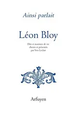 Cover of AINSI PARLAIT LEON BLOY