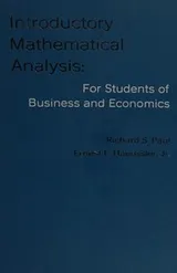 Cover of Introductory Mathematical Analysis