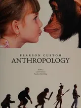Cover of Pearson custom anthropology