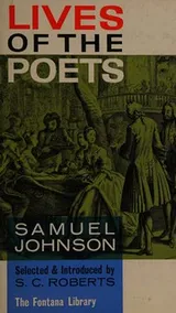 Cover of The lives of the English poets