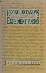 Cover of Ecstatic occasions, expedient forms