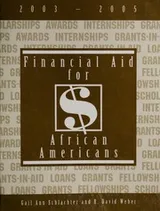 Cover of Financial Aid for African Americans