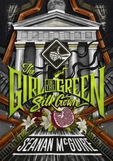 Cover of The girl in the green silk gown