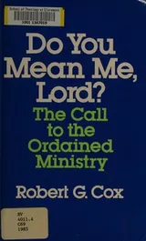 Cover of Do you mean me, Lord?
