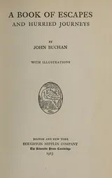 Cover of A book of escapes and hurried journeys