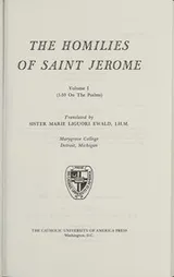 Cover of The homilies of Saint Jerome