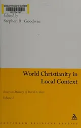 Cover of World Christianity in local context