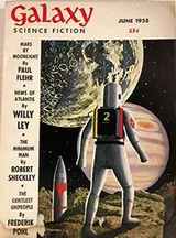 Cover of Galaxy Science Fiction, June 1958