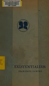 Cover of Existentialism